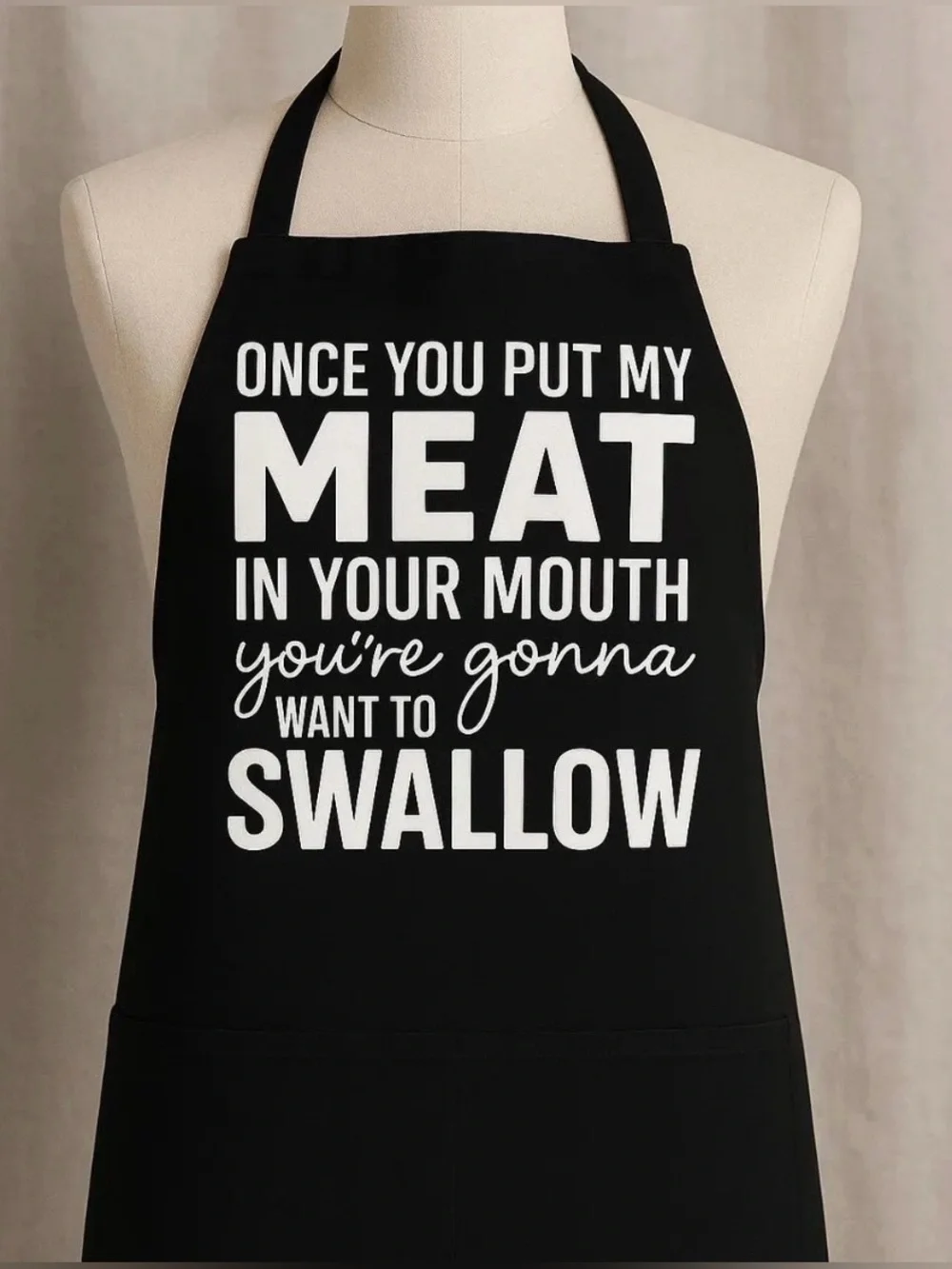 Carnivore Diet Cookbook for Beginners + Black Meat-Themed Kitchen Apron